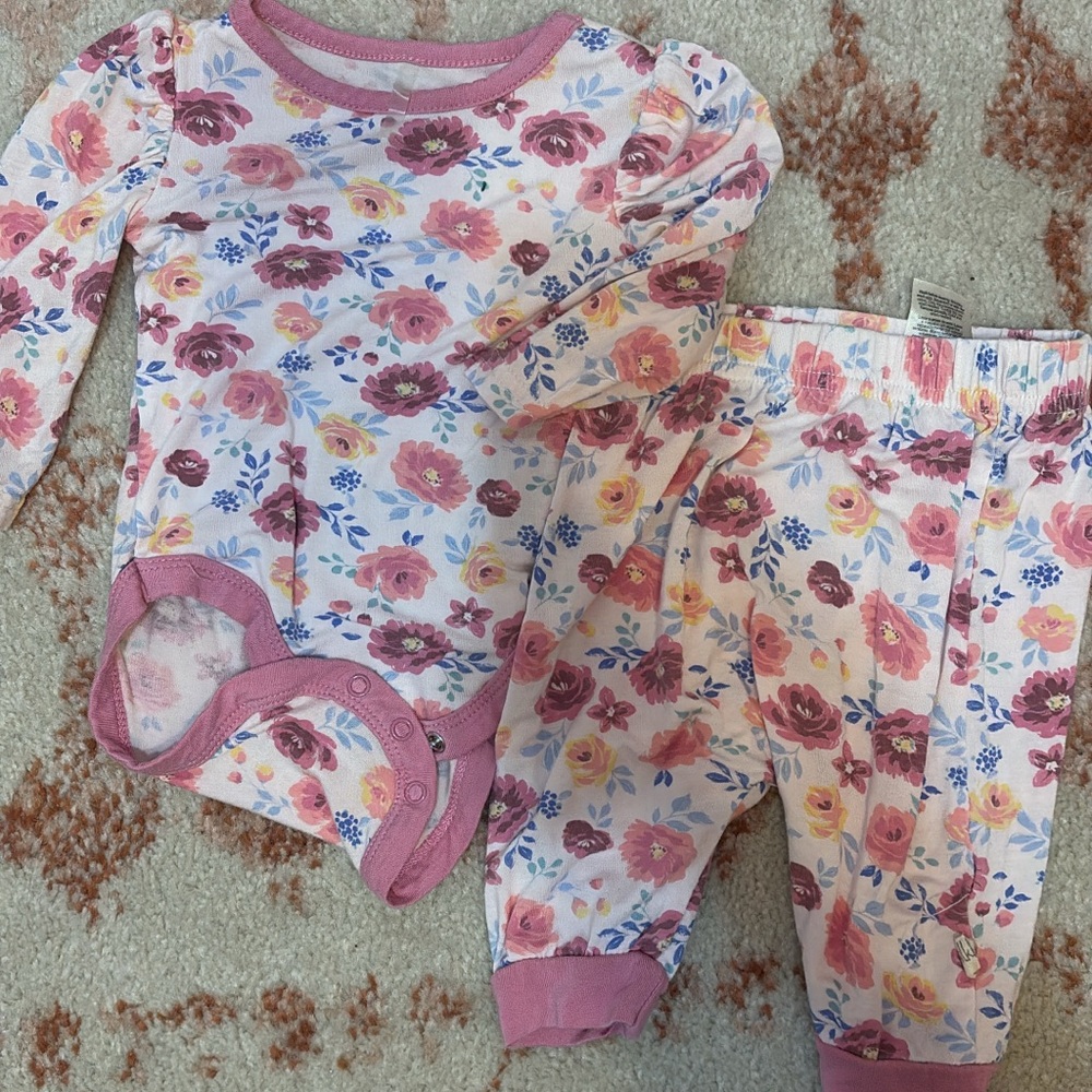Milkberry Bamboo Floral Set